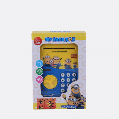 Cartoon Saving Kids Money Boxes Smart Telephone Booth Password Money Piggy Bank With Cute Design