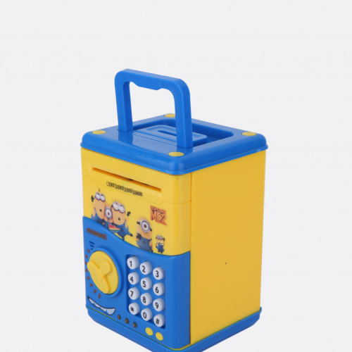 Cartoon Saving Kids Money Boxes Smart Telephone Booth Password Money Piggy Bank With Cute Design
