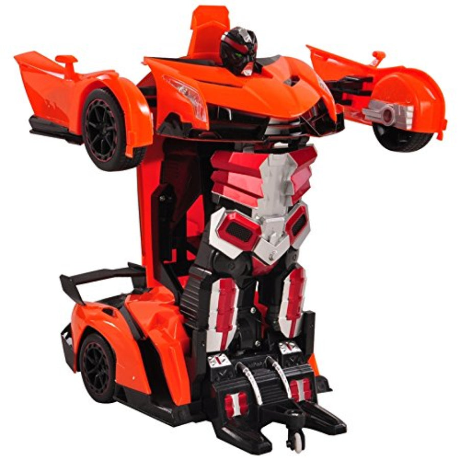 2 In 1 Deformation Robot Remote Control Dazzling Light Dynamic Sound Toy