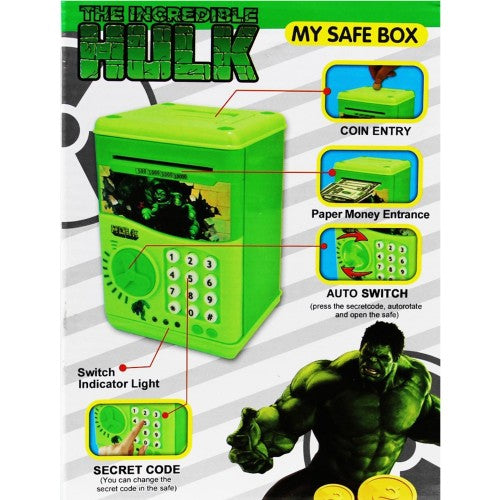 Cartoon Saving Kids Money Boxes Smart Telephone Booth Password Money Piggy Bank With Cute Design