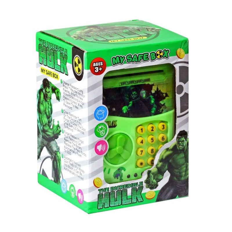 Cartoon Saving Kids Money Boxes Smart Telephone Booth Password Money Piggy Bank With Cute Design