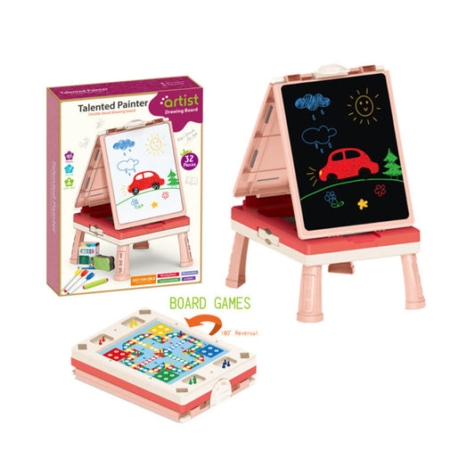 Multi-Functional 2 In 1 Double Sided Eco-Friendly Drawing Board For Early Learning